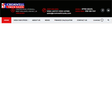 Tablet Screenshot of cromwelltrucks.com